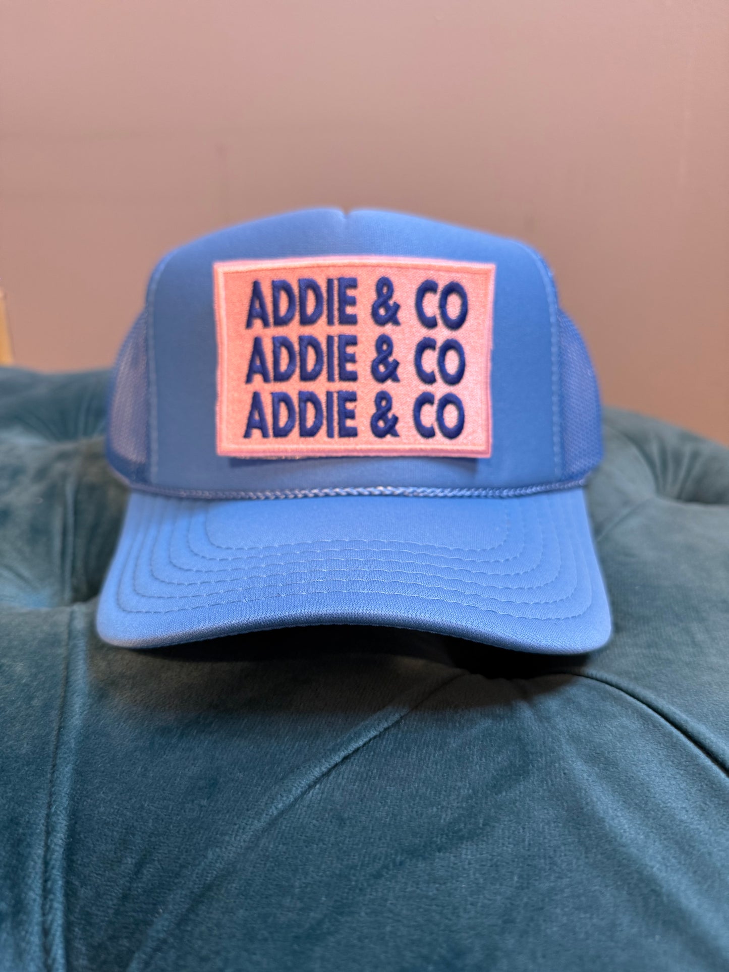Addie & Co Trucker Hat - Baby Blue