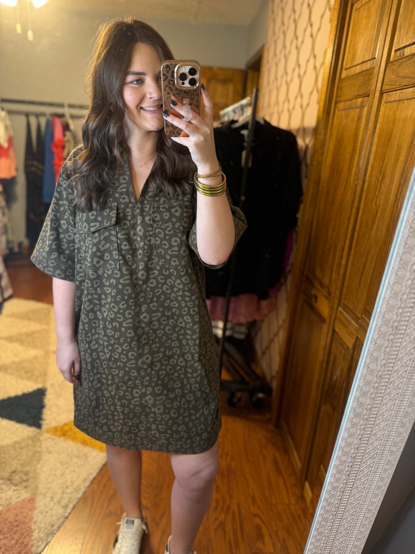 Sarah Cheetah Dress