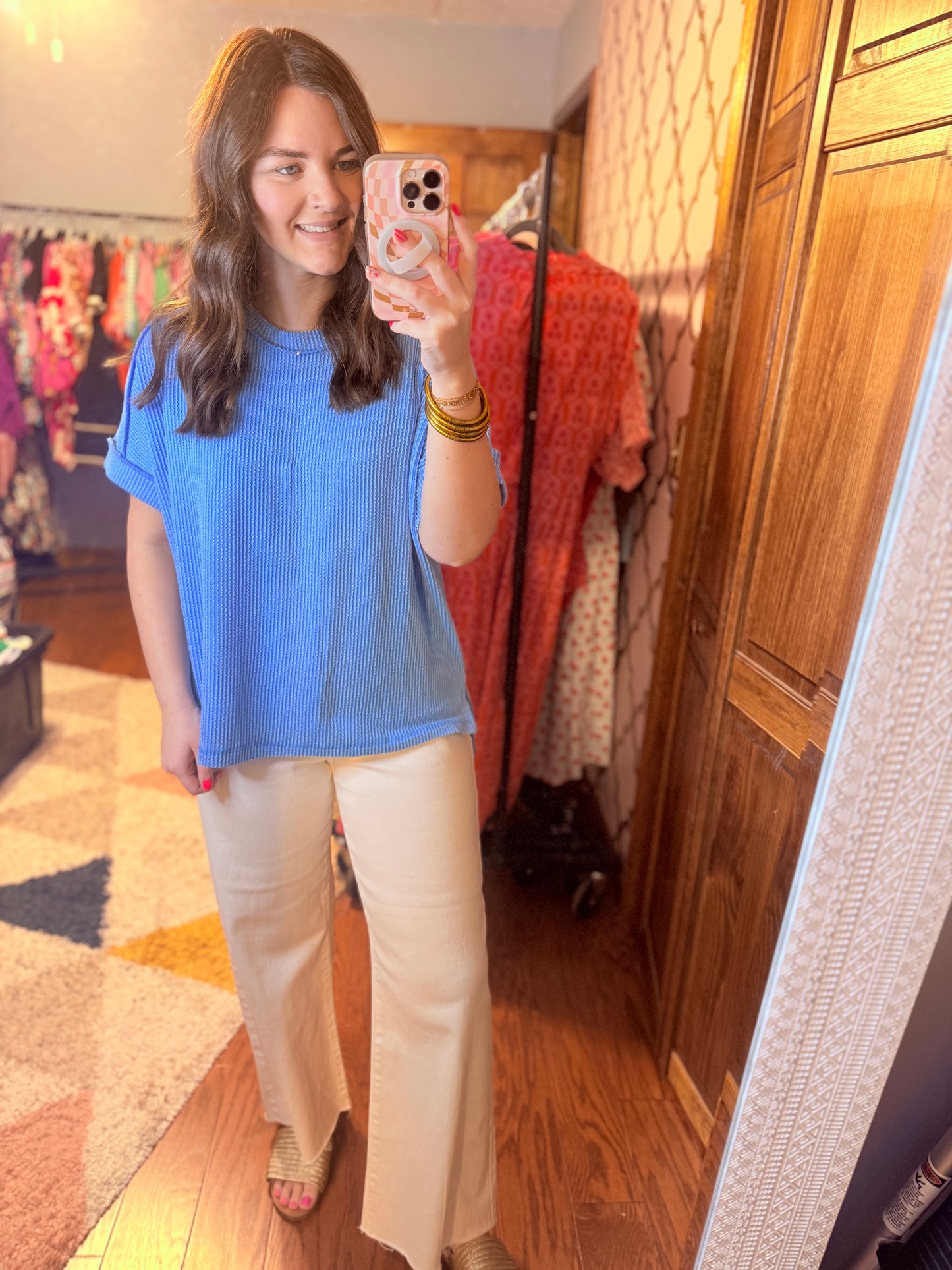 Leslie Ribbed Top