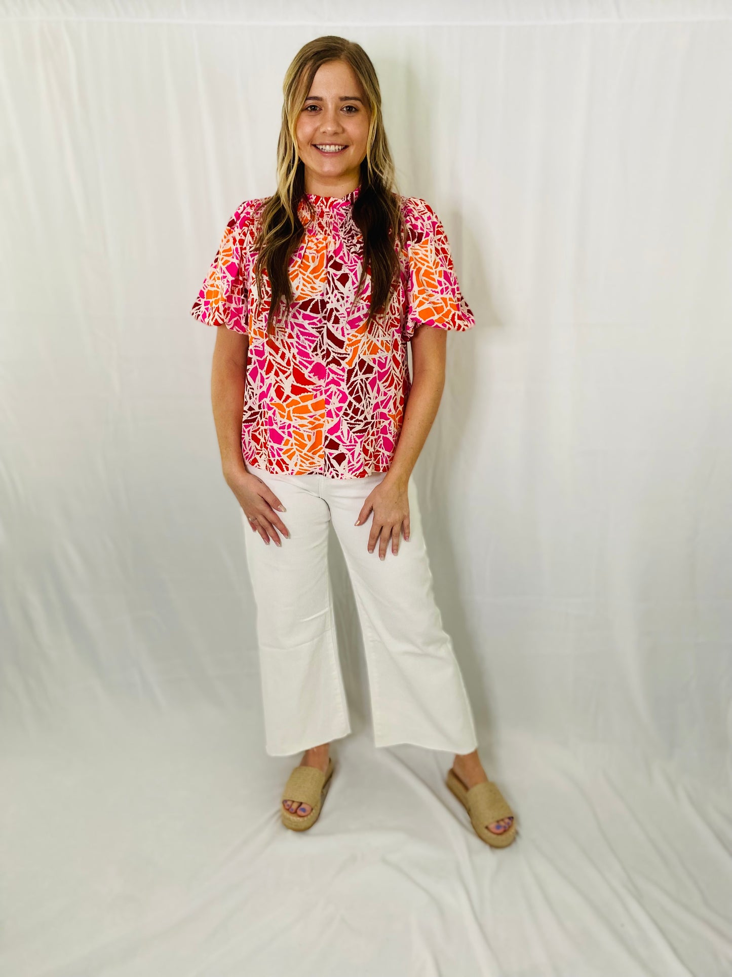 Cropped Wide Leg Pants