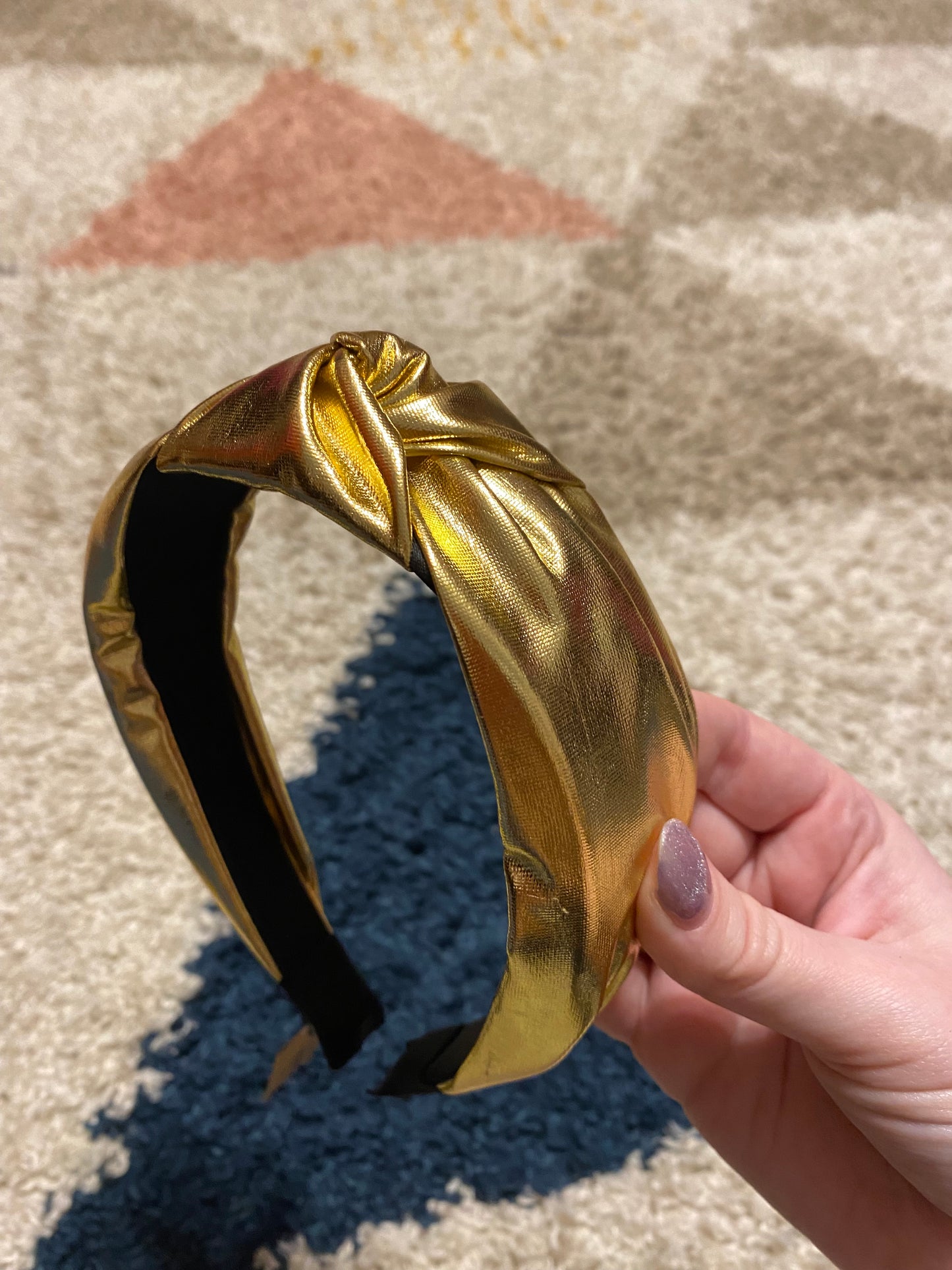 Gold Metallic Headband
