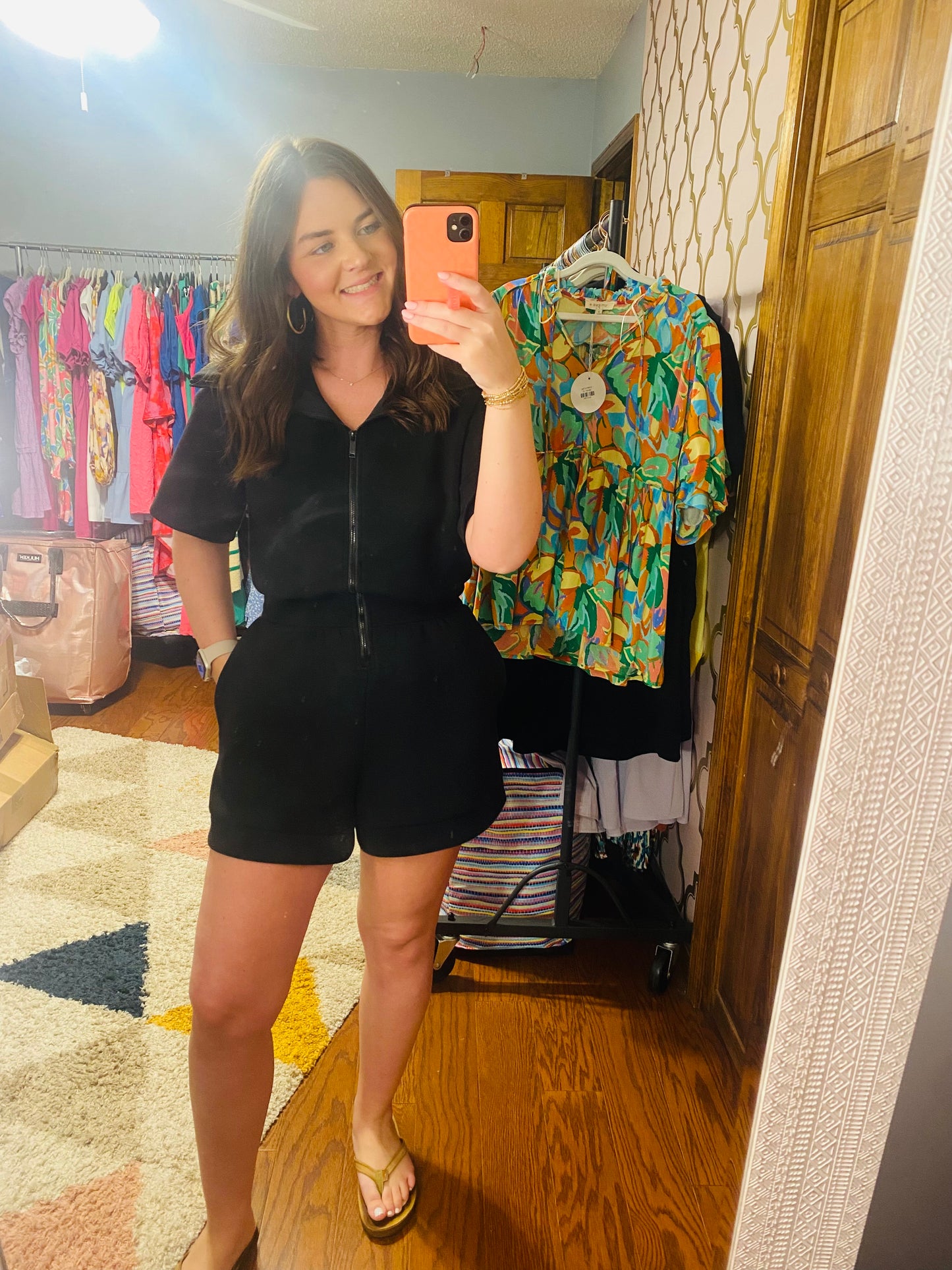 Casual Everyday Romper - Black