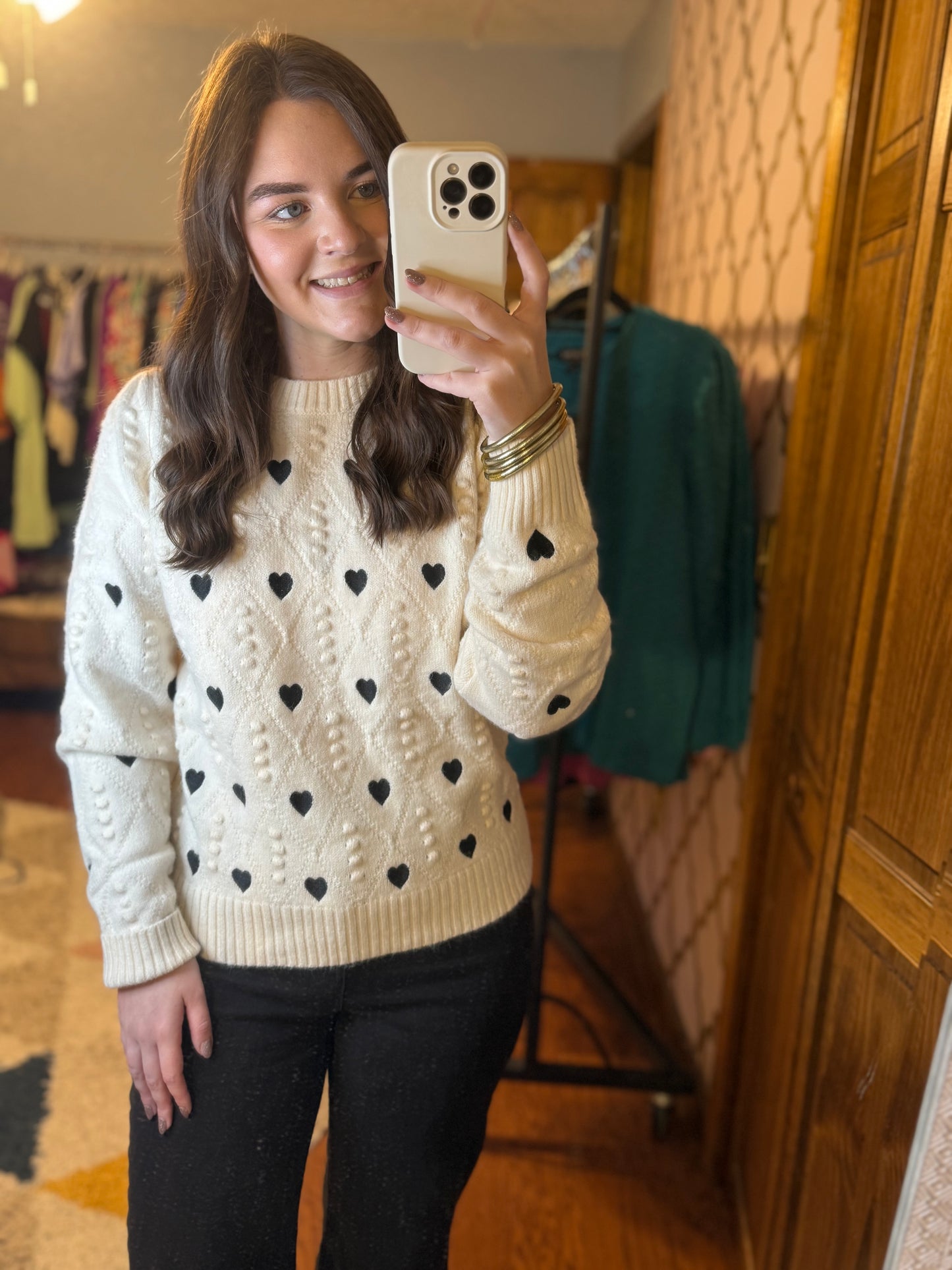 Kelly Heart Sweater