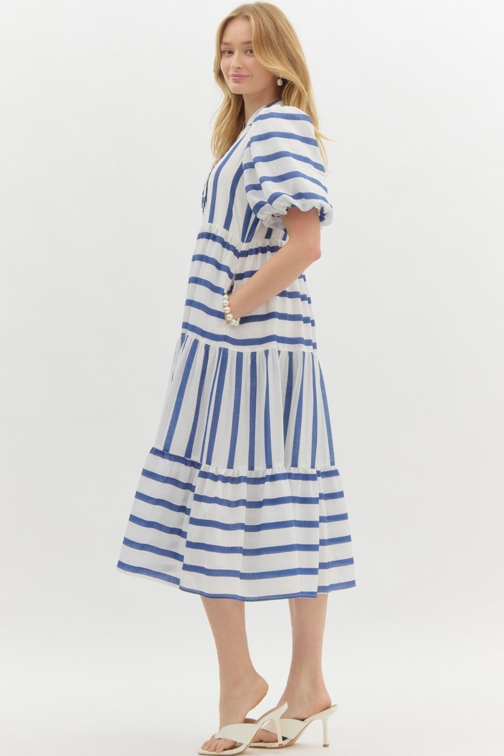 Lexi Midi Dress - Navy Plus Size