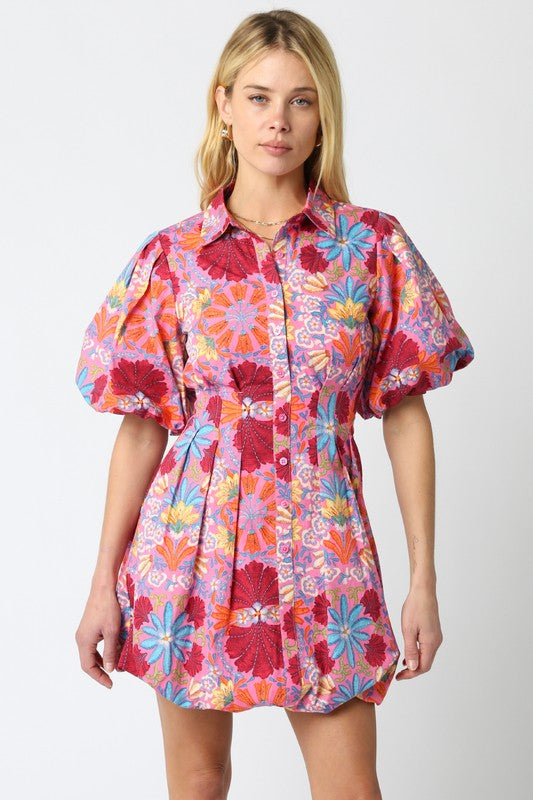 Olivia Floral Bubble Dress