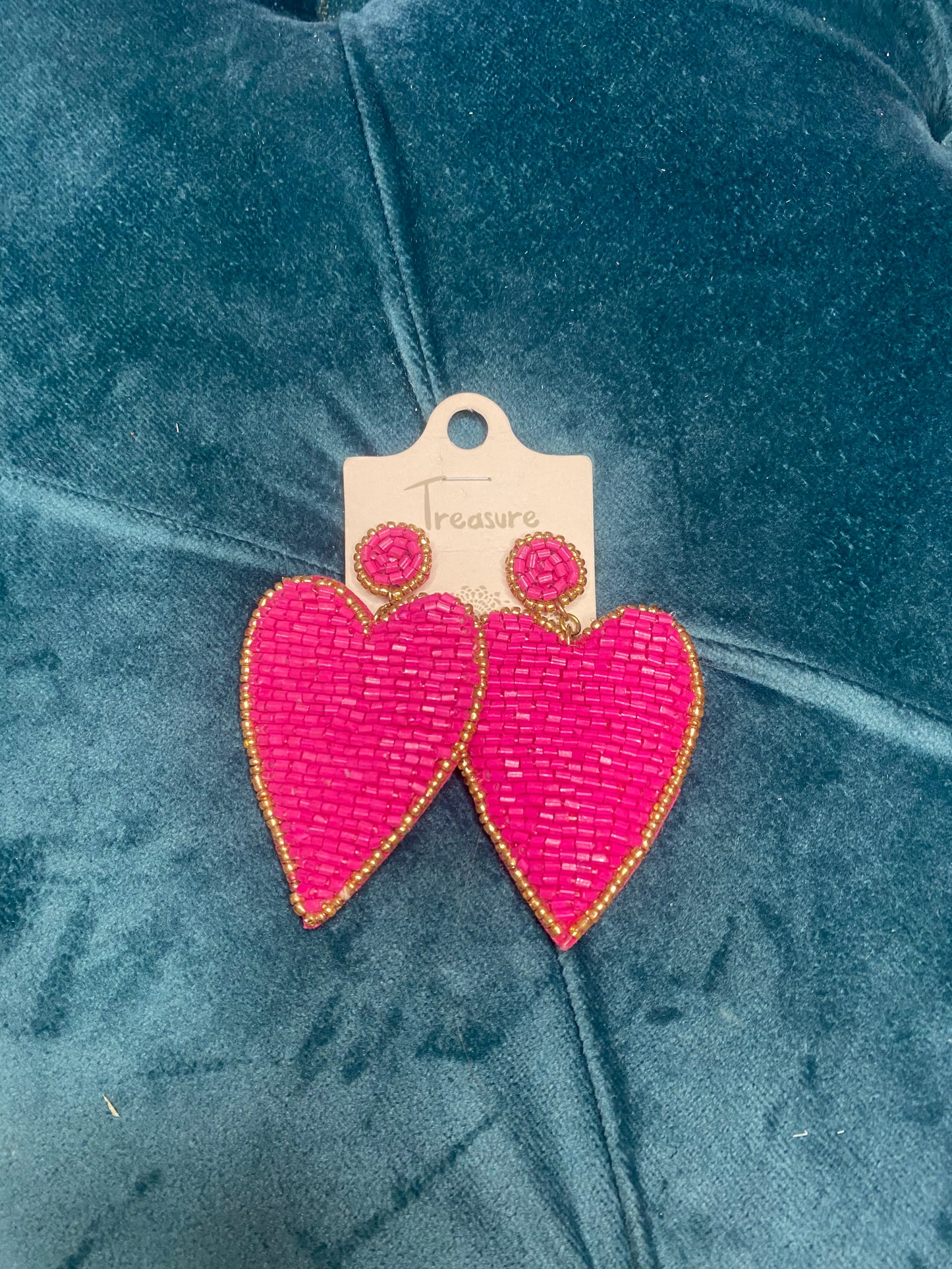 All The Love Earrings - Pink