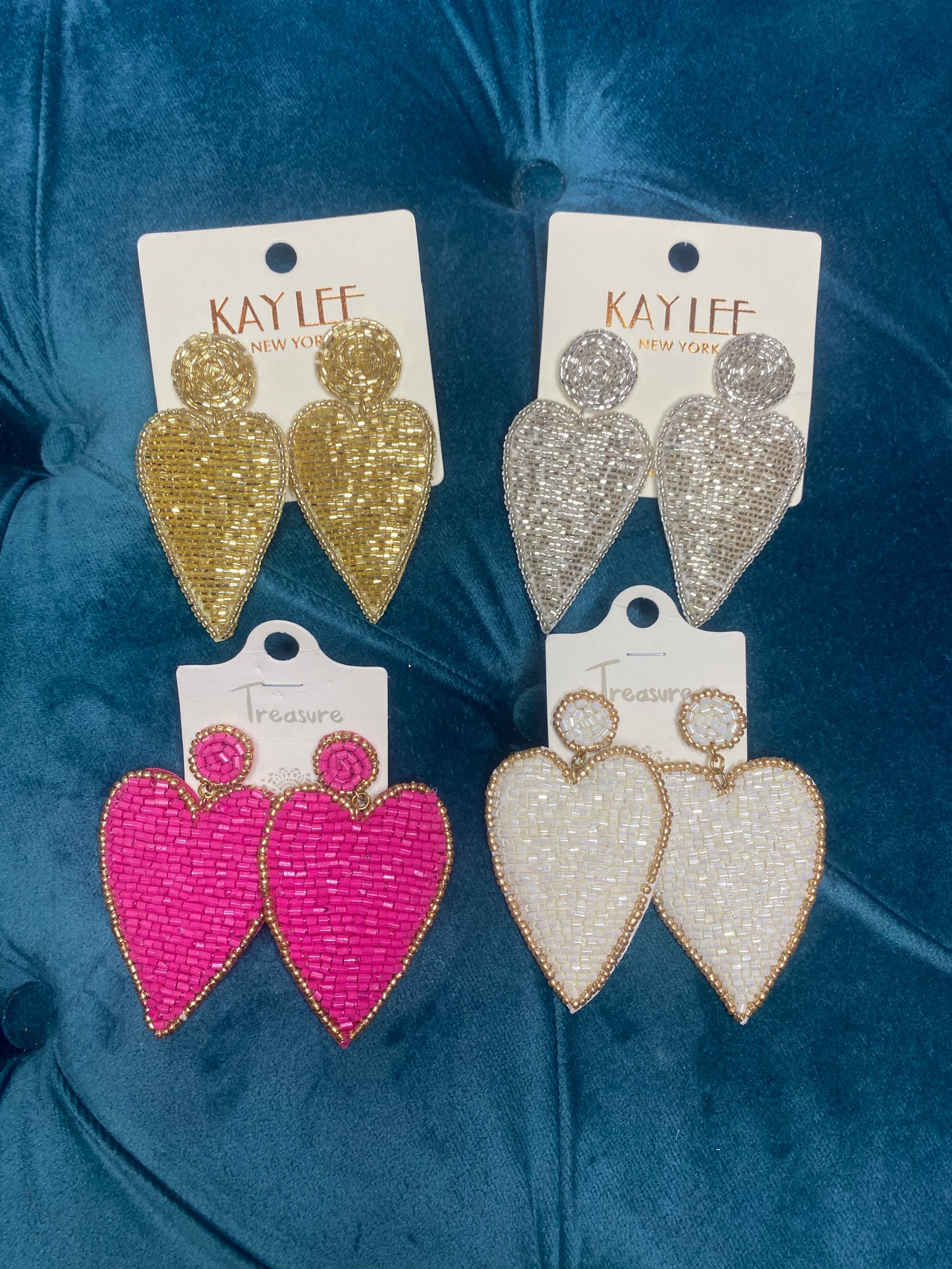 All The Love Earrings - Pink