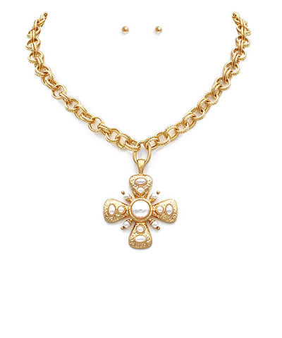 Vintage Cross Necklace
