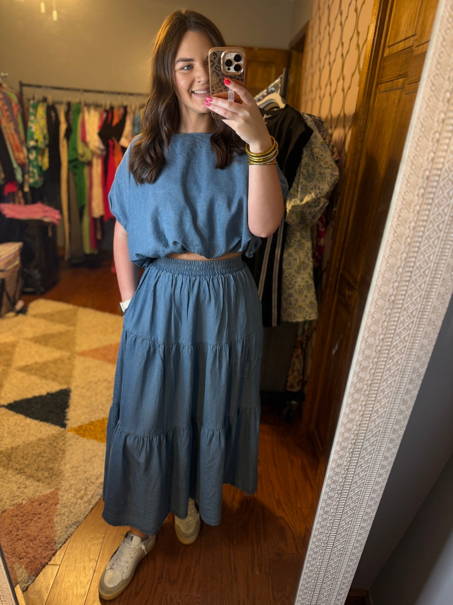 Cameron Denim Skirt