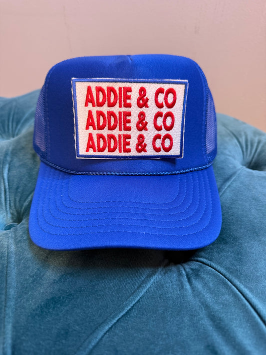 Addie & Co Trucker Hat - Royal Blue