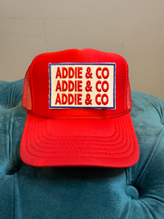 Addie & Co Trucker Hat - Red