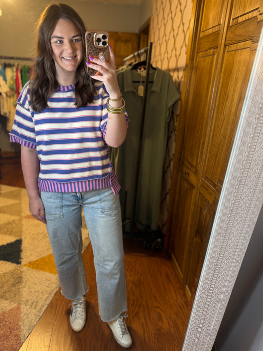 Light Wash Barrel Jeans