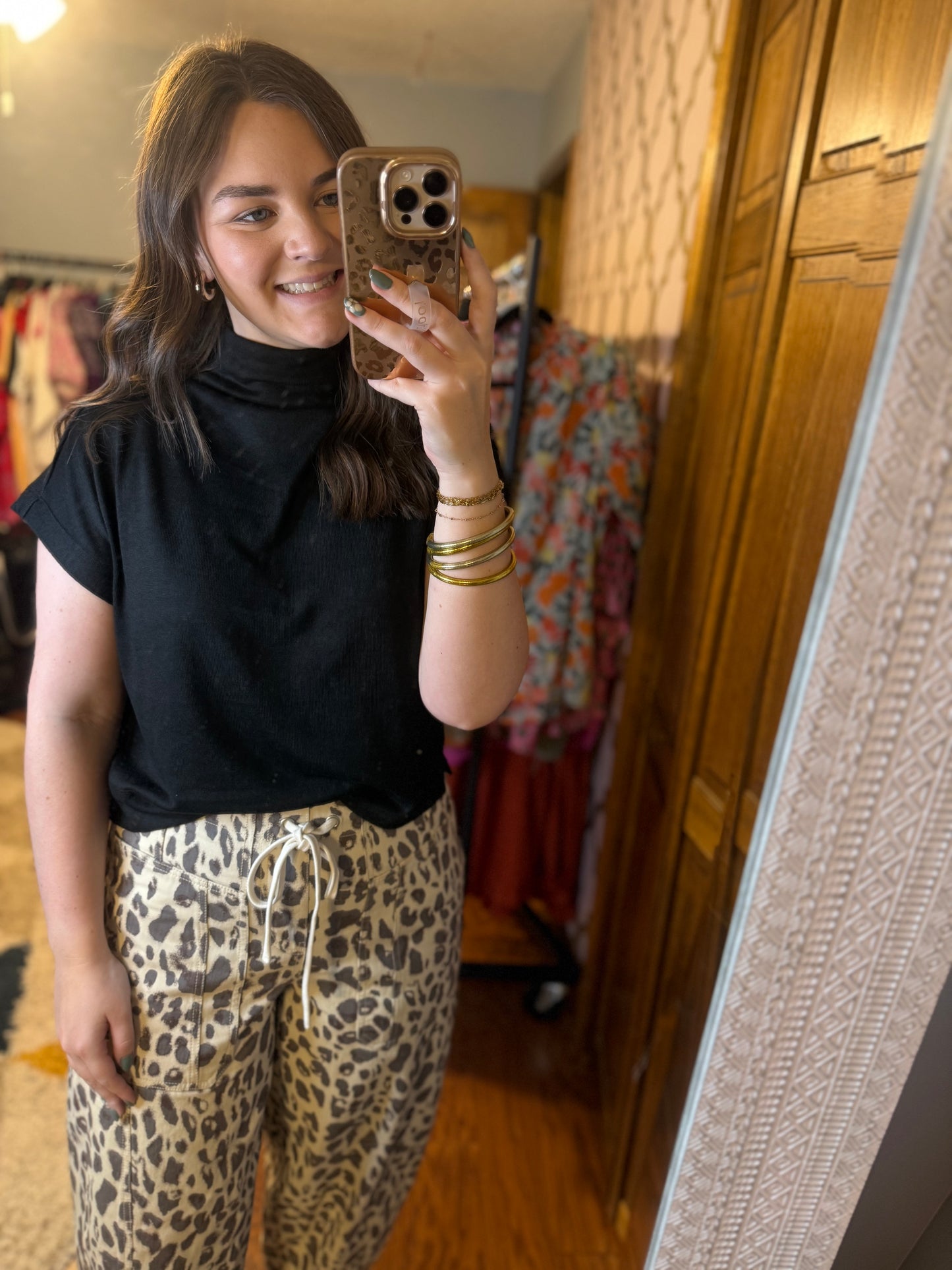 Claire Mock Neck Top