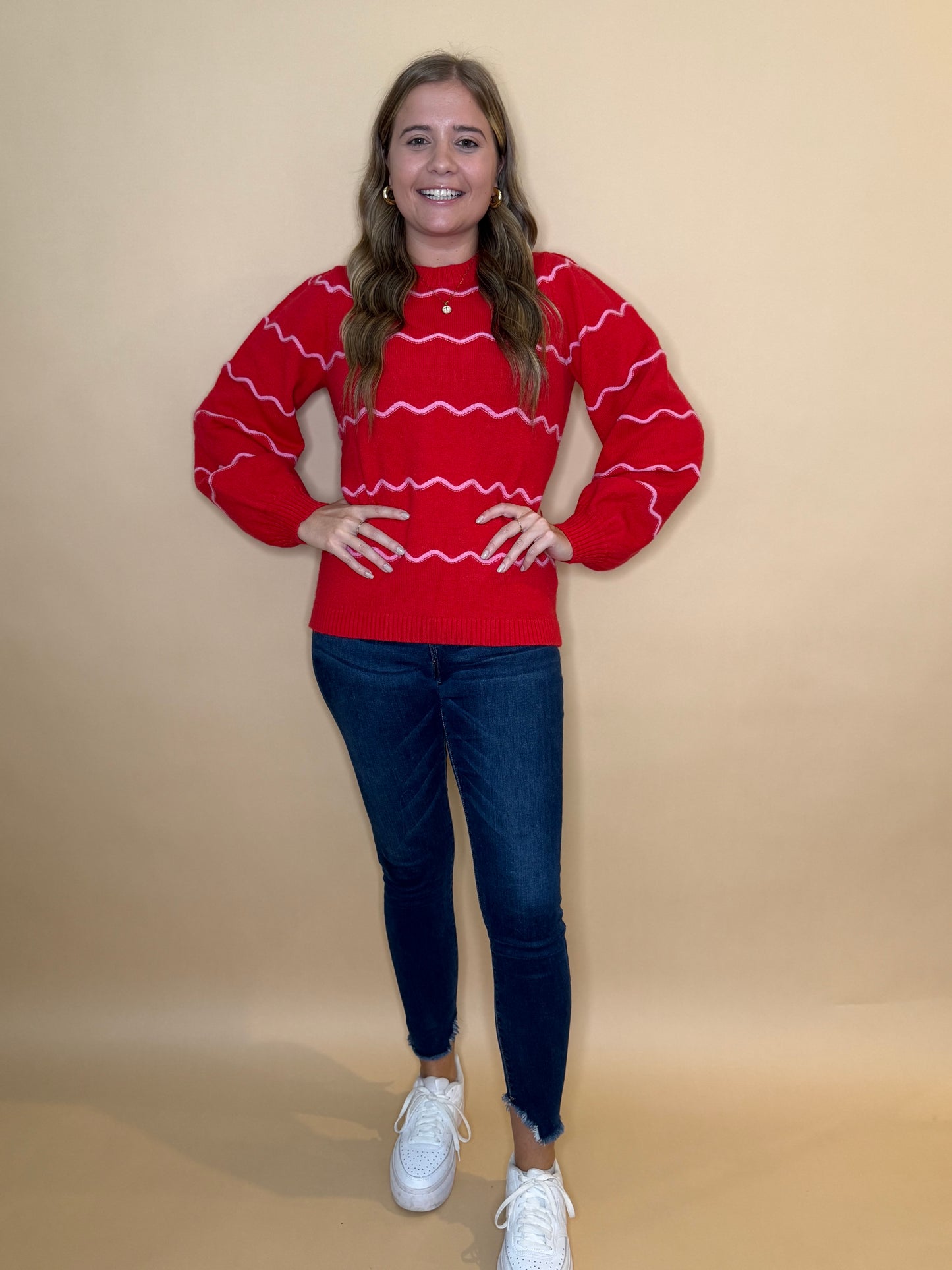 Logan Wavy Sweater