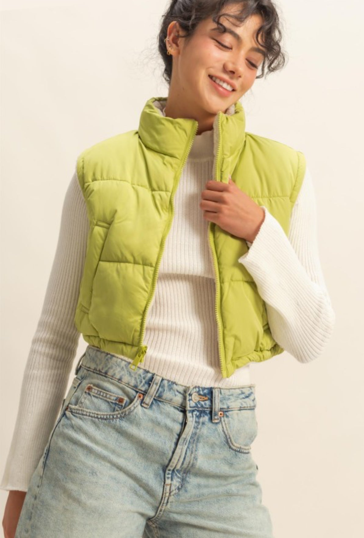 Lime Reversible Vest