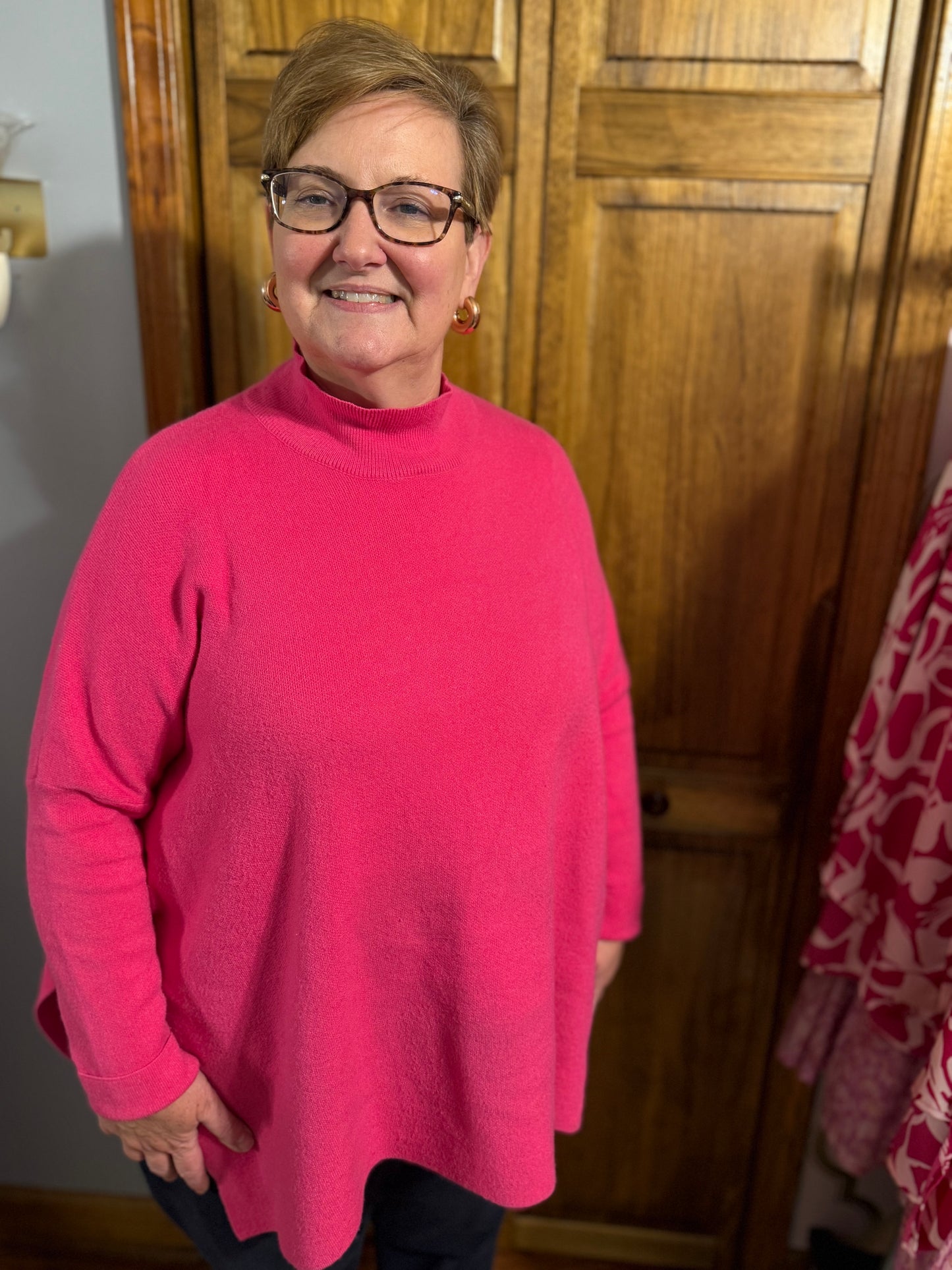 Lillian Mock Neck Sweater - Plus