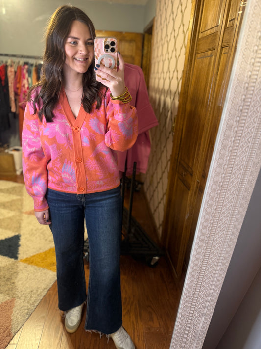 Emily Floral Cardigan