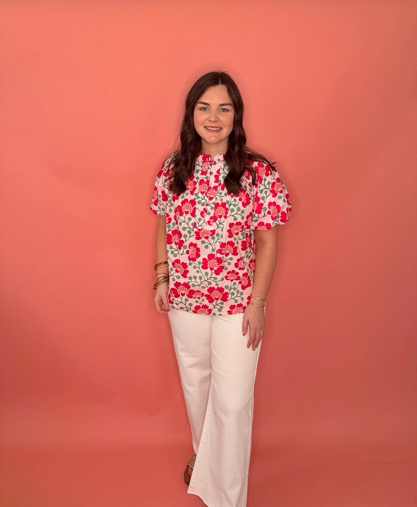 Holly Floral Top