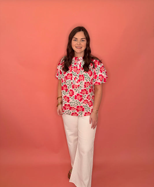 Holly Floral Top