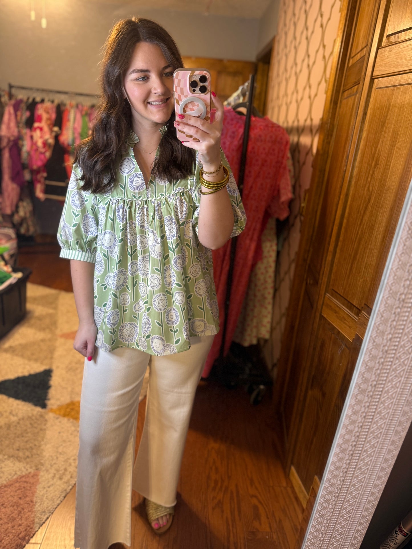 Elise Floral Top