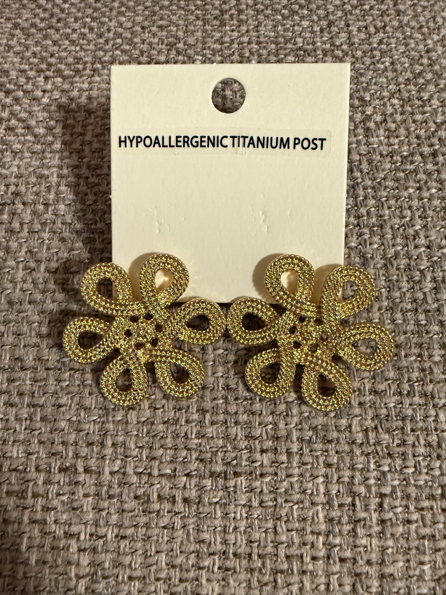 Rope Texture Statement Earrings