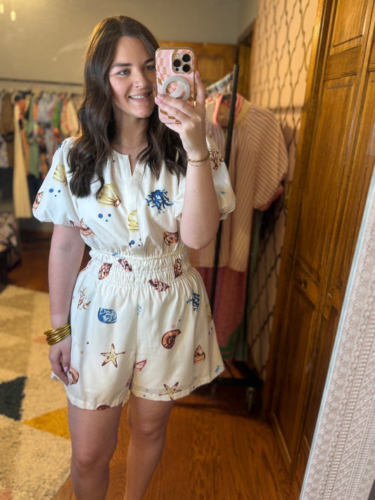 Steph Seashell Romper