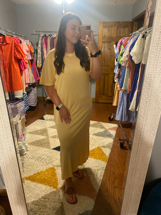 Kallie Maxi T-shirt Dress