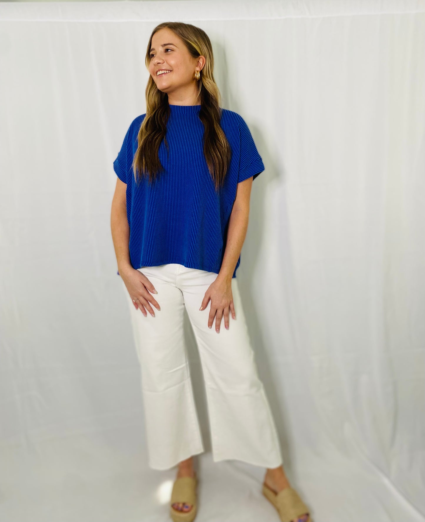 Cropped Wide Leg Pants