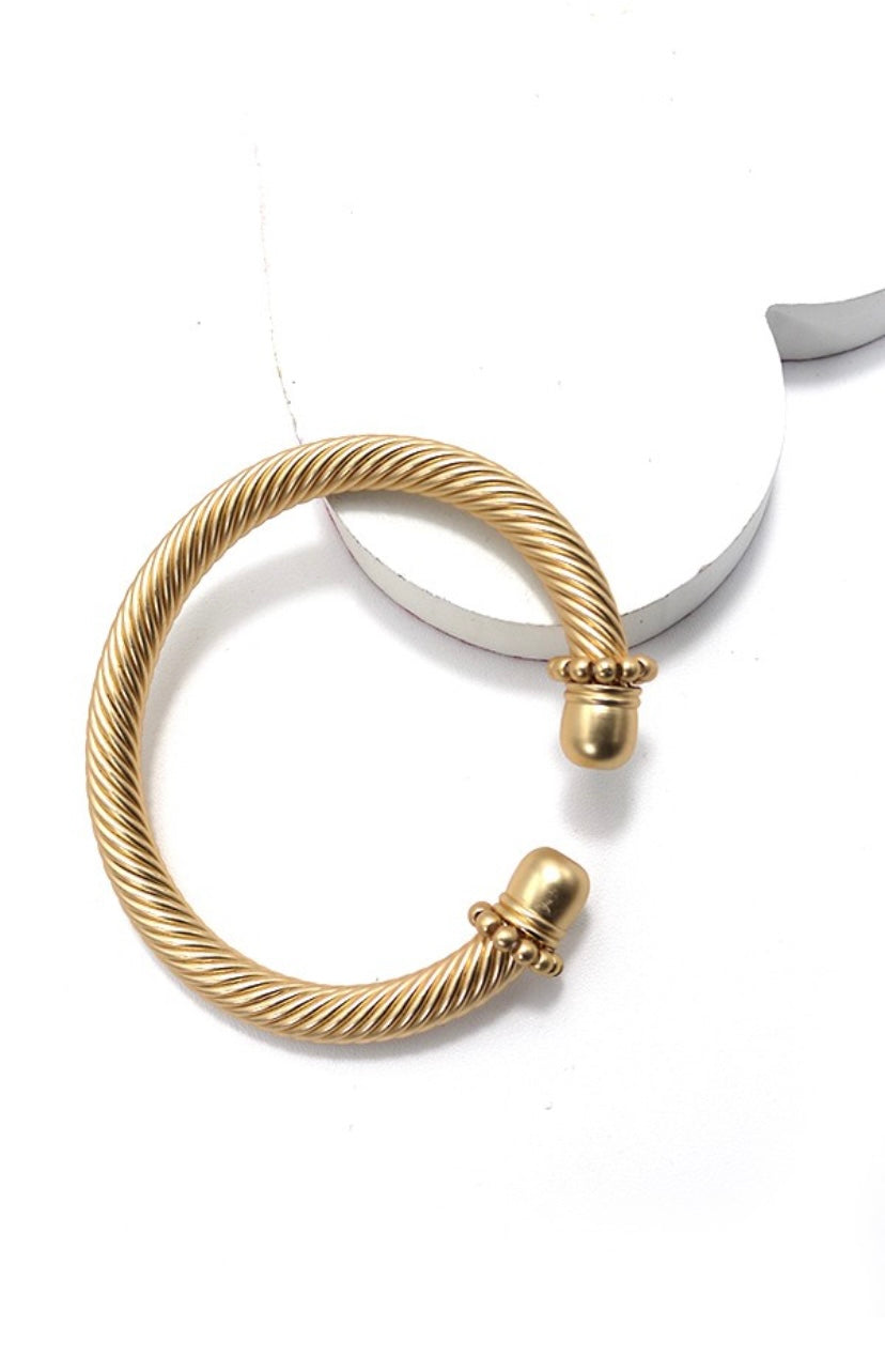 Gold bangle