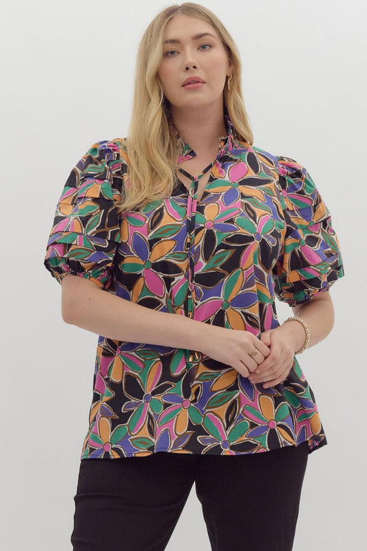 Stacy Floral Top