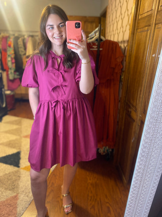 Meg Bow Dress