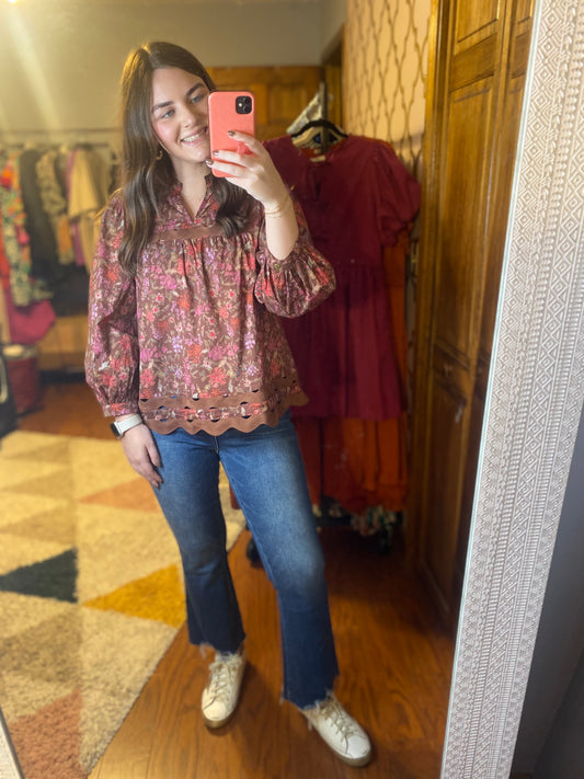 Fall Florals Top