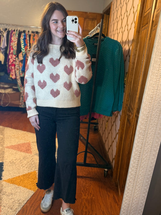 Christy Heart Sweater