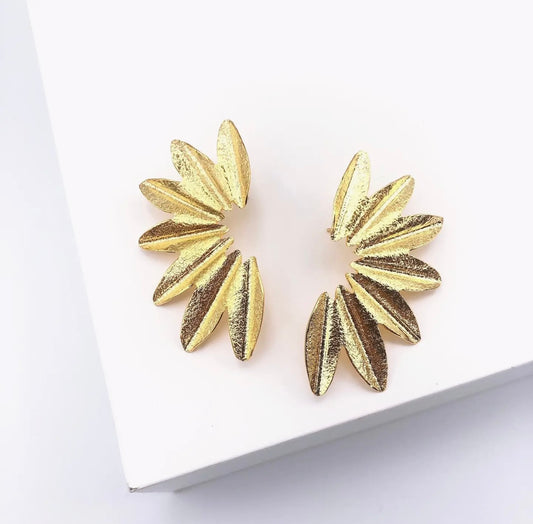 Gold Leaf Earrings