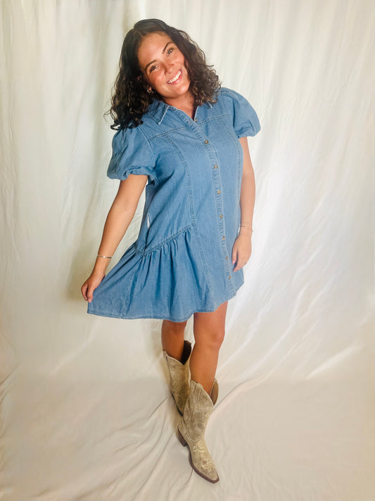 Jenna Denim Dress