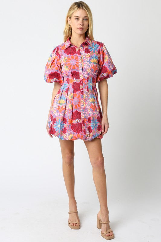 Olivia Floral Bubble Dress
