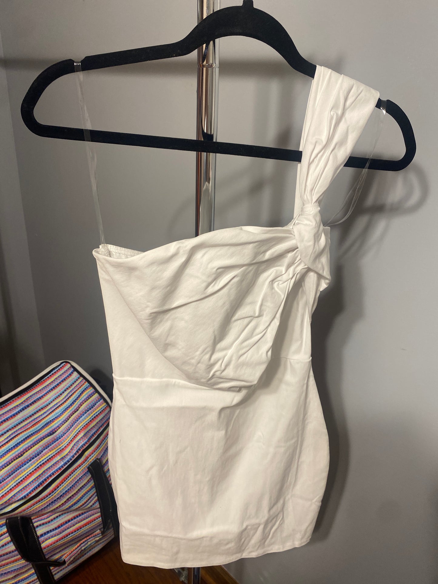 One Shoulder Twist Dress