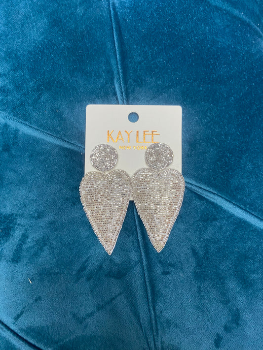 All The Love Earrings - Silver